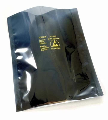 Barrera segura antiestática de tragante abierto modificada para requisitos particulares que embala el ESD que protege los bolsos para el recinto limpio