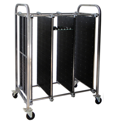 Asa ajustable ESD PCB SMT Storage Trolley Eletronic Antistatic Reel Storage Cart