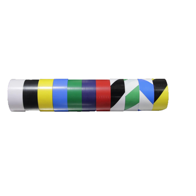 Cintas de advertencia de seguridad ESD de doble color cinta adhesiva de piso amarillo / espalda / rojo / blanco / verde