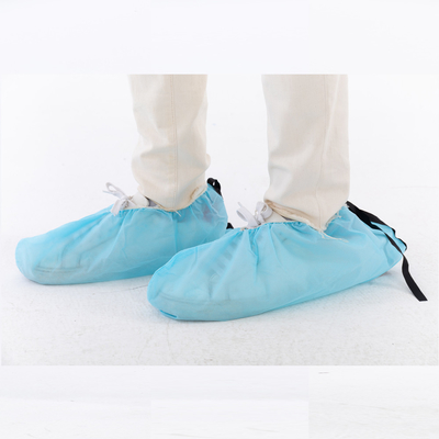 Capa de zapatos ESD con banda conductora antiestática, Capa de zapatos desechables de cuarto limpio no tejidos