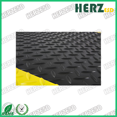 3 capas de alfombra de caucho anti fatiga amarillo negro alfombra anti fatiga antideslizante