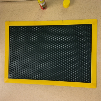 Alfombra de piso antiestática ESD anti fatiga 12 mm de espesor Alfombra de goma ESD
