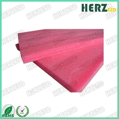 Espuma estática anti rosada material de EPE, densidad rosada 20kg/M3 de la espuma del ESD para el aislamiento termal