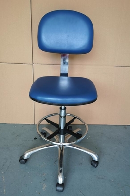 Sillas seguras del ESD del color azul/silla disipante estática con poner a tierra la cadena