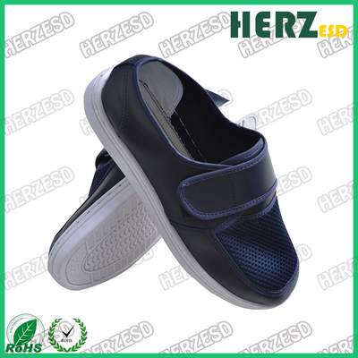 El ESD Mesh Shoes Blue Electrostatic Discharge calza el velcro de Mesh Upper Dust Free With