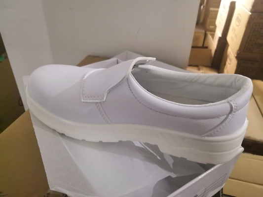 La caja fuerte del PVC ESD calza los zapatos de seguridad antis del ESD de los zapatos de cuero del ESD del choque del recinto limpio