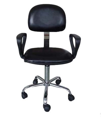La PU ajustable del taller cubre las sillas seguras del ESD con cuero para los laboratorios