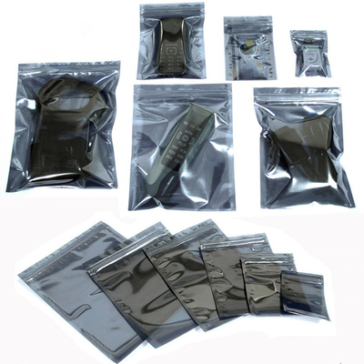 Bolsa de protección antistática Bolsa de plástico ESD Impresión Bolsa antistática protectora transparente