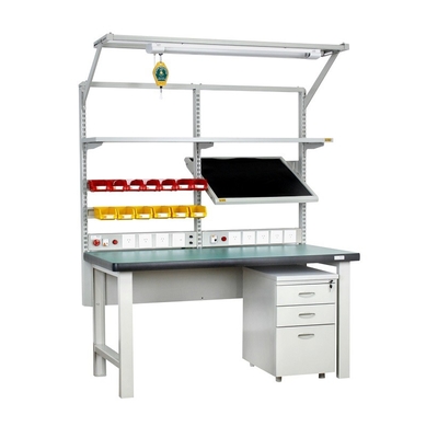 Banco de trabajo ESD para salas limpias Laboratorio Mesa de trabajo ESD Banco de trabajo para banco de trabajo antistático portátil electrónico