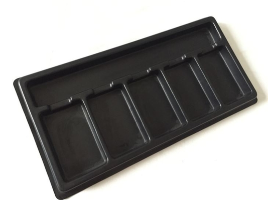Envases de placas de ampollas de plástico negro para PCB