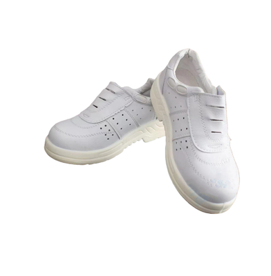 Zapatos de seguridad antistáticos de cuero de PU Antiderrapante Zapatos de baño limpio