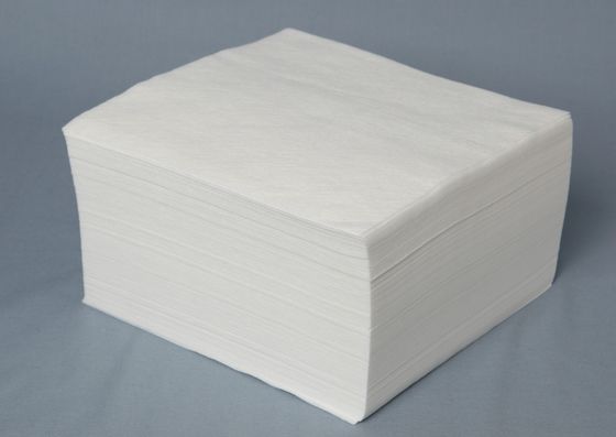 Papel desechable de cuarto limpio blanco, limpiador de limpieza, espunlace no tejido 300 pcs/paquete 6*6 pulgadas