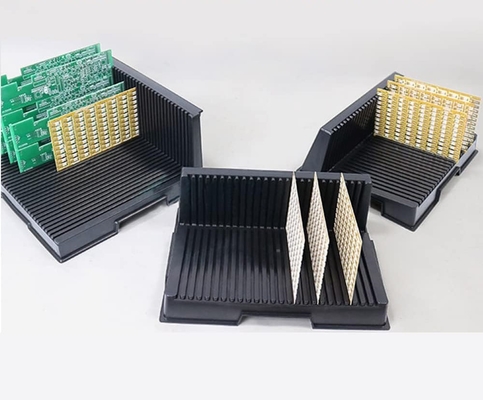 ESD Antistático Tipo L de la parte superior del PCB de almacenamiento Circulación de la plataforma de distribución de la ESD bandeja de la placa de almacenamiento de la plataforma de la ESD