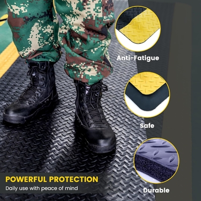 ESD Alfombra anti fatiga para suelos de caucho de PVC industrial
