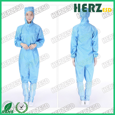 ESD Lab Zip Up con capucha Anti-estático Traje de salto