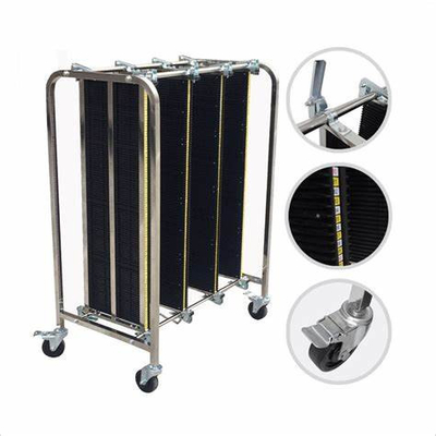 900*675*1300mm SMT Pcb Rack Trolley Ajustable Esd Pcb Trolley de almacenamiento Antistático Esd Pcb Trolley de almacenamiento