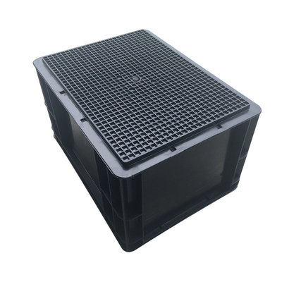 Contenedor electrostático dissipativo antistático / conductor de contenedores de almacenamiento