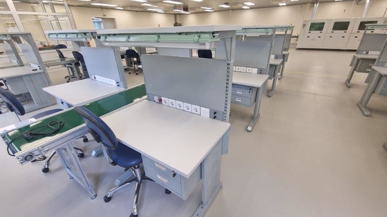 Bancos de trabajo antistaticos Estación de trabajo de control estático de elevación de altura