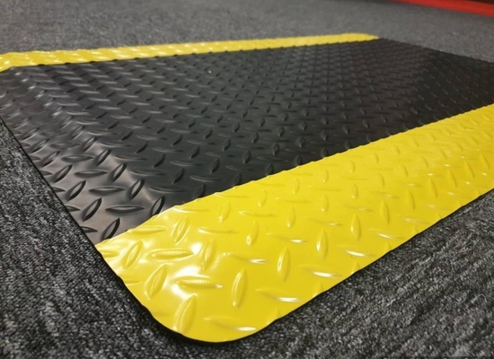 ESD Alfombra de piso industrial antiderrapante Alfombra de piso industrial antiderrapante PVC+EPDM+Alfombra de suelo de caucho