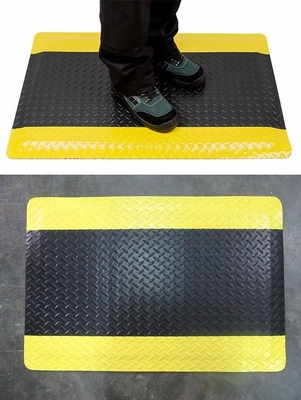 ESD Alfombra de piso industrial antiderrapante Alfombra de piso industrial antiderrapante PVC+EPDM+Alfombra de suelo de caucho