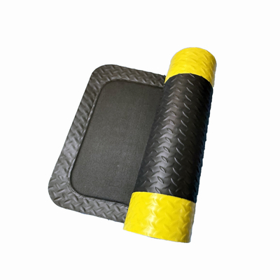 Alfombra de suelo de PVC industrial superficie de PVC + alfombra anti fatiga de espuma de PVC