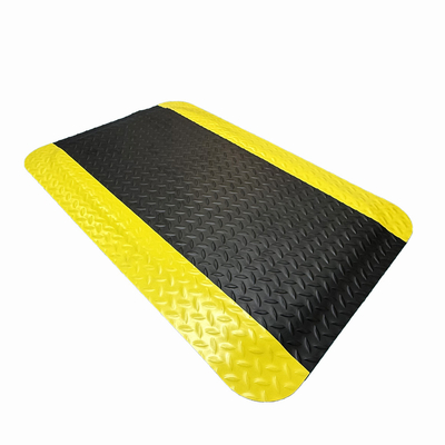 Alfombra de suelo de PVC industrial superficie de PVC + alfombra anti fatiga de espuma de PVC