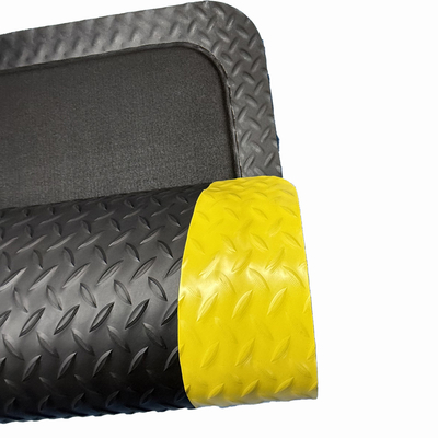 Alfombra de suelo de PVC industrial superficie de PVC + alfombra anti fatiga de espuma de PVC