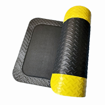 Escarcha de PVC de espuma + superficie de PVC resistente a la fatiga ESD esterilla de piso anti fatiga