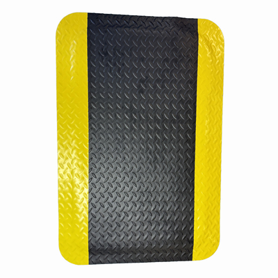 Escarcha de PVC de espuma + superficie de PVC resistente a la fatiga ESD esterilla de piso anti fatiga