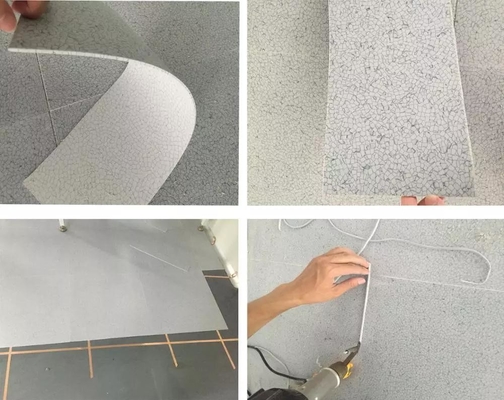 Tejas de piso de vinilo ESD fácil mantenimiento
