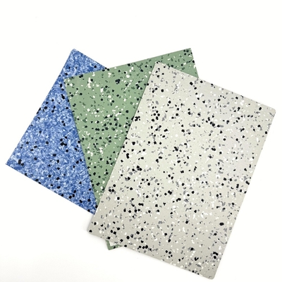 Tejas de suelo de PVC conductoras Vinyl antistatico de PVC multicolor ESD para salas limpias