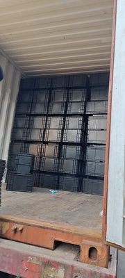 Caja de plástico de 600*400 mm ESD Contenedores de almacenamiento ESD Caja conductora para piezas electrónicas