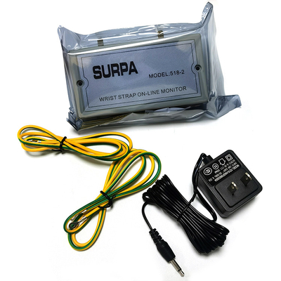 El ensayo de la correa de muñeca ESD SURPA 518-2 / monitor en línea de la correa de muñeca antistática