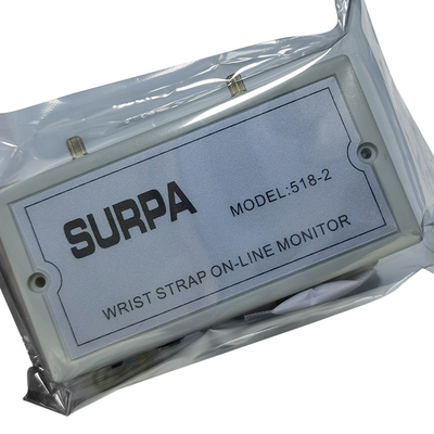 El ensayo de la correa de muñeca ESD SURPA 518-2 / monitor en línea de la correa de muñeca antistática