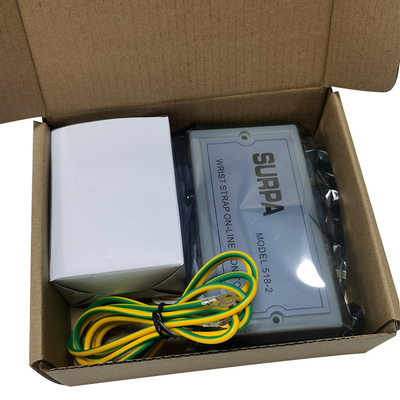 El ensayo de la correa de muñeca ESD SURPA 518-2 / monitor en línea de la correa de muñeca antistática