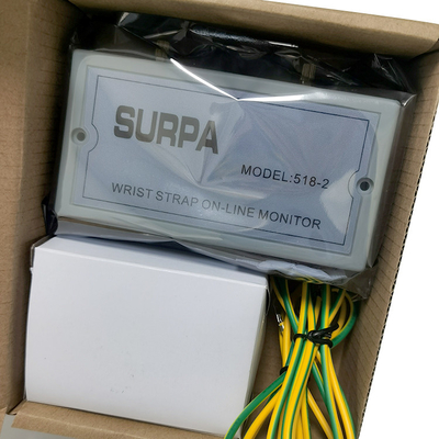 El ensayo de la correa de muñeca ESD SURPA 518-2 / monitor en línea de la correa de muñeca antistática
