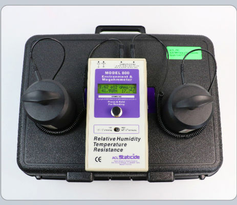 Medidor de resistividad de superficie ACL 800 Megohmmetro digital para pruebas de ESD y resistencia al medio ambiente