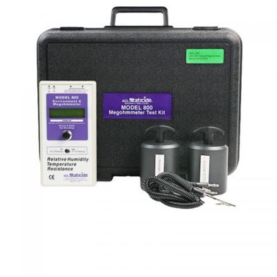 Medidor de resistividad de superficie ACL 800 Megohmmetro digital para pruebas de ESD y resistencia al medio ambiente