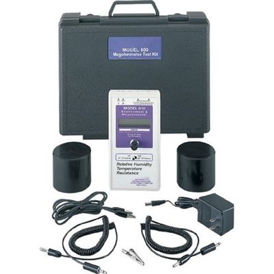 Medidor de resistividad de superficie ACL 800 Megohmmetro digital para pruebas de ESD y resistencia al medio ambiente