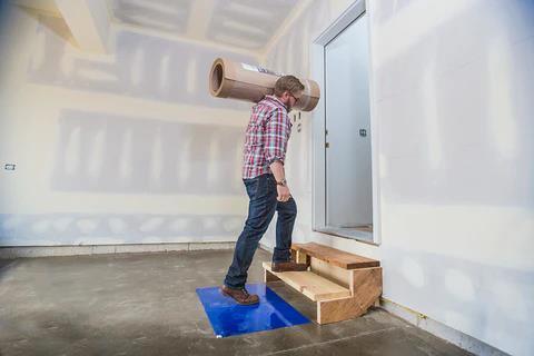 Alfombra adhesiva ESD para eliminación de polvo en sala limpia, de 18x36 a 26x45 pulgadas