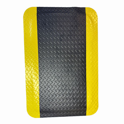 ESD PVC Alfombra anti fatiga Alfombra de pie de superficie de diamante
