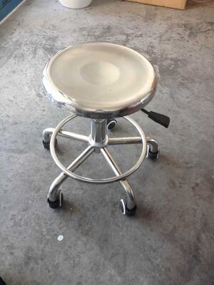 Silla de seguridad para sala limpia antiestática de acero inoxidable ESD de alta calidad Silla ESD Silla de laboratorio para sala limpia