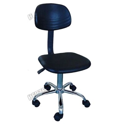 Wholesale PU Rotatable Foam ESD Chair with Footring Anti-Static Stool Laboratory Office Fabric Cleanroom