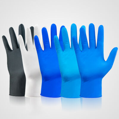 Guantes desechables de nitrilo antiestáticos para línea de montaje de PCB