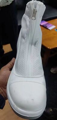 Zapatos de seguridad ESD de pie de acero Botas antiestáticas para salas limpias Electrónica semiconductora Fabricación y lugares de trabajo industriales