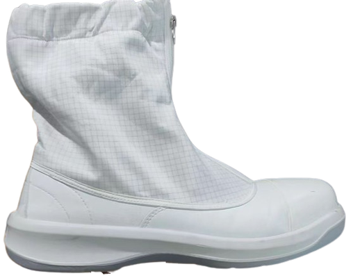 Zapatos de seguridad antistáticos Zapatos de pie de acero de uso industrial Sola de PVC personalizada