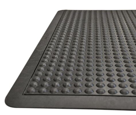 Alfombrilla antifatiga ESD con burbujas | Alfombrilla industrial para estar de pie de 600 × 900 mm