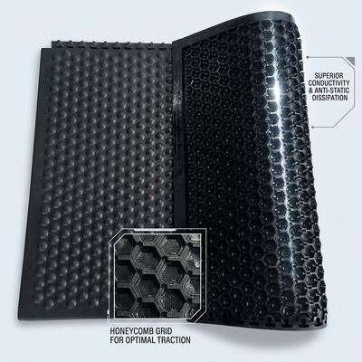 Conductive SPU PU Anti-Static Flooring Mat for Cleanroom Gowning Room Entrance
