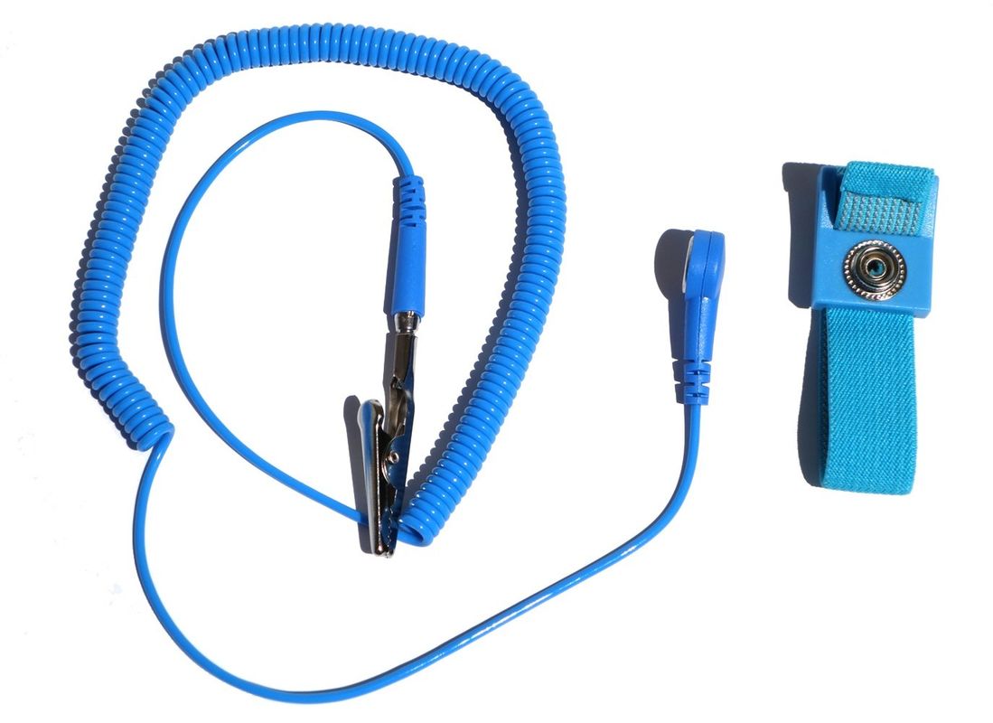 Cinturón de muñeca antistático Cinturón de descarga electrostática ESD ajustable