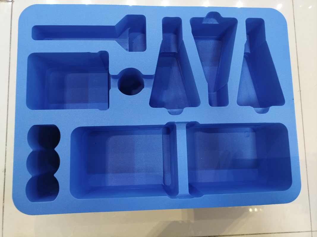 EVA IXPE de espuma PU antistática / conductiva personalizada con inserción de embalaje de espuma industrial ESD
